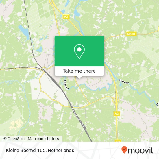 Kleine Beemd 105, Kleine Beemd 105, 5283 LS Boxtel, Nederland kaart