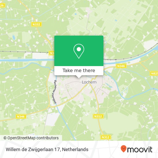 Willem de Zwijgerlaan 17, 7242 BJ Lochem kaart