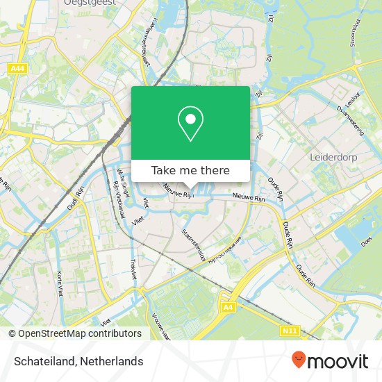 Schateiland, Herengracht 12 kaart