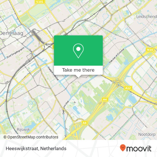 Heeswijkstraat, Heeswijkstraat, 2275 Voorburg, Nederland kaart