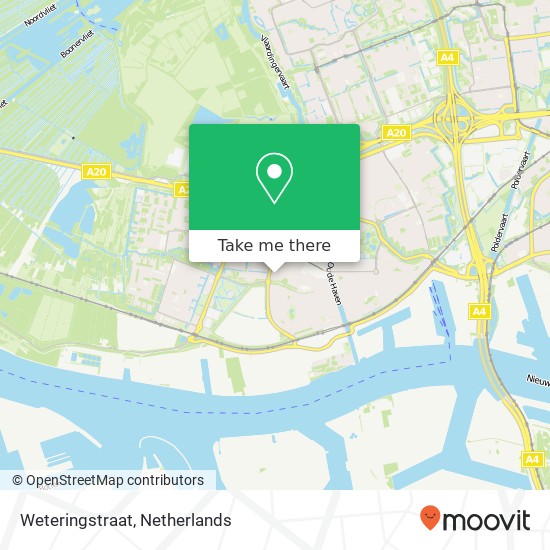 Weteringstraat, Weteringstraat, 3131 VZ Vlaardingen, Nederland kaart