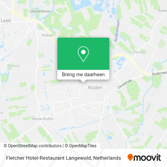 Fletcher Hotel-Restaurant Langewold kaart