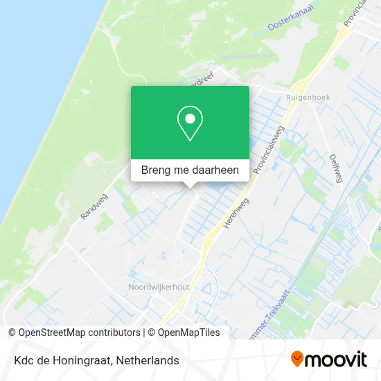 Kdc de Honingraat kaart