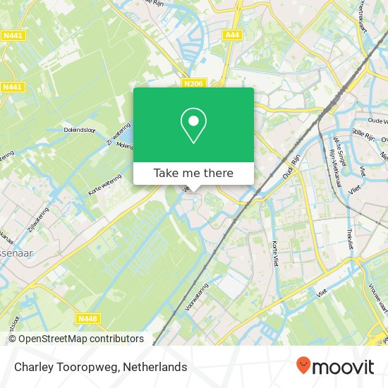 Charley Tooropweg, Charley Tooropweg, 2331 Leiden, Nederland kaart