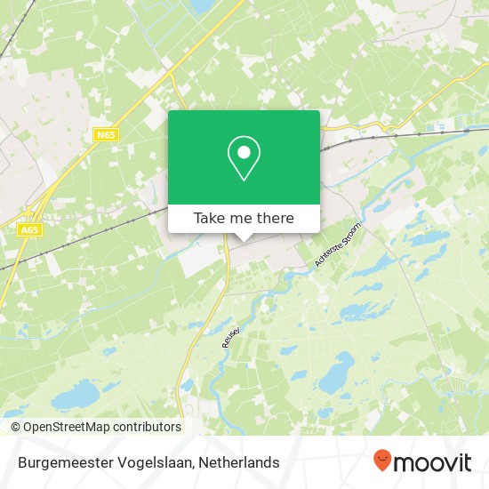 Burgemeester Vogelslaan, 5062 LM Oisterwijk kaart