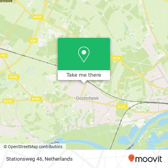 Stationsweg 46, Stationsweg 46, 6861 EJ Oosterbeek, Nederland kaart