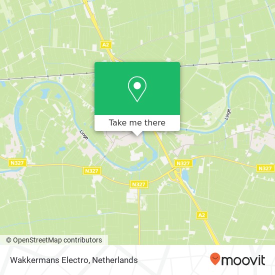 Wakkermans Electro, Voorstraat 24 kaart