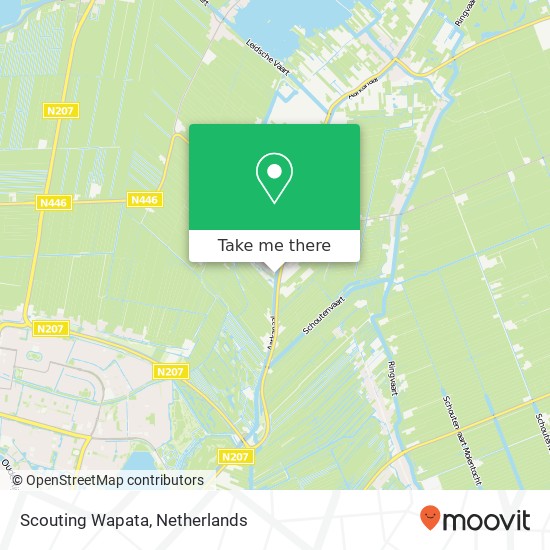 Scouting Wapata, Westkanaalweg 120 kaart