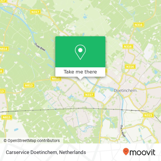 Carservice Doetinchem, Mercuriusstraat 46A kaart