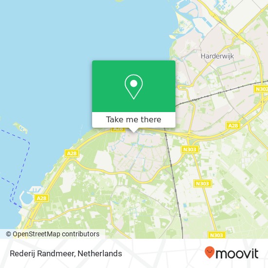 Rederij Randmeer kaart