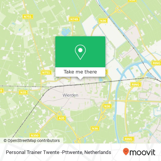 Personal Trainer Twente -Pttwente, Handelsweg 2 kaart