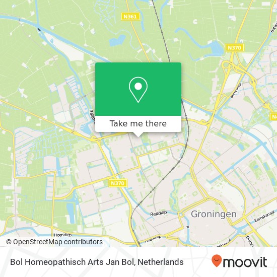 Bol Homeopathisch Arts Jan Bol, Kometenstraat 5 kaart