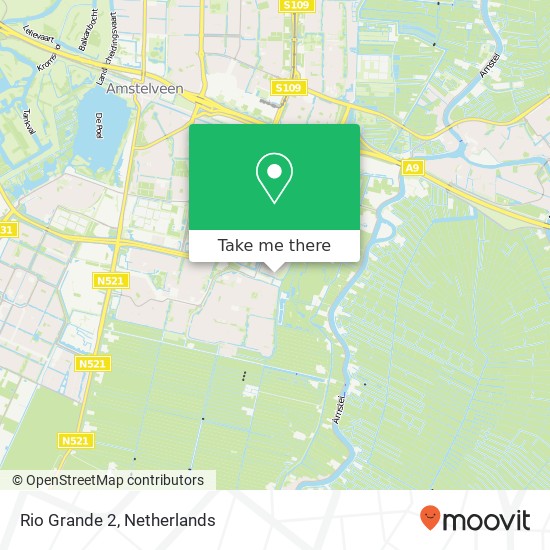 Rio Grande 2, 1186 JK Amstelveen kaart