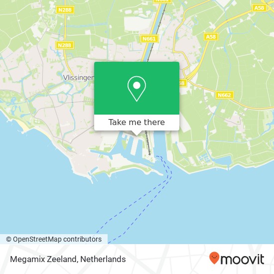 Megamix Zeeland, Eerste Binnenhavenweg 1 kaart