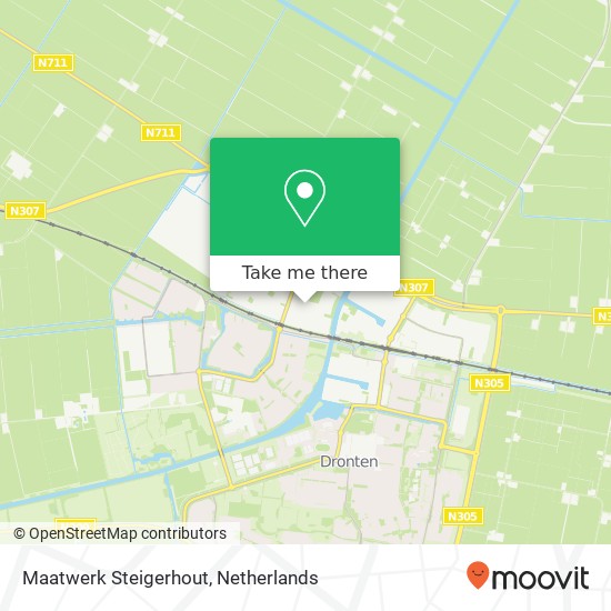 Maatwerk Steigerhout, De Schipbeek 19 kaart