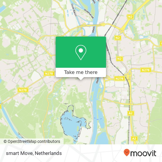 smart Move, Glacisweg 61 kaart