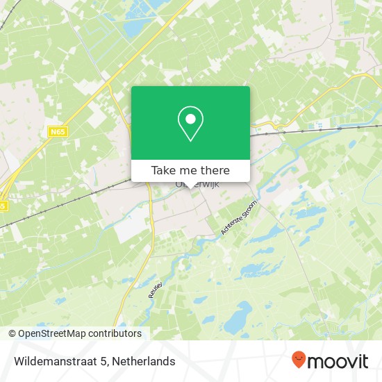 Wildemanstraat 5, 5062 HA Oisterwijk kaart