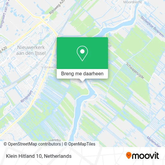 Klein Hitland 10 kaart