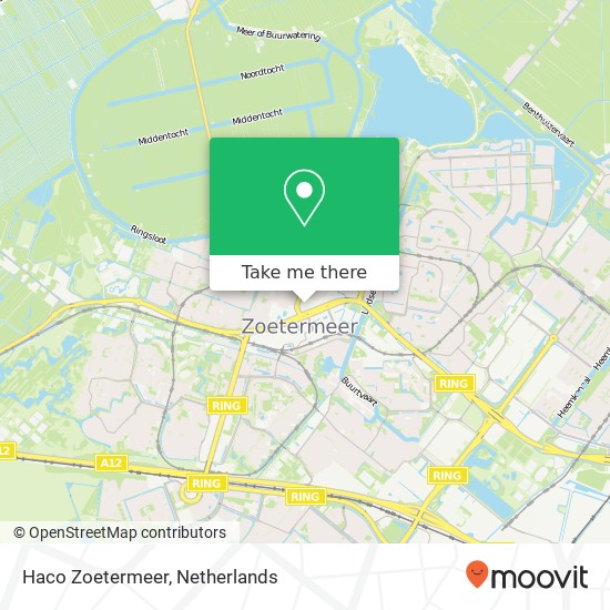 Haco Zoetermeer, Coppeliaschouw 6 kaart