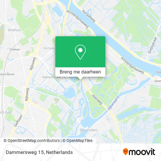 Dammersweg 15 kaart