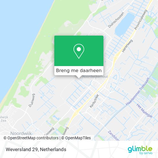 Weversland 29 kaart