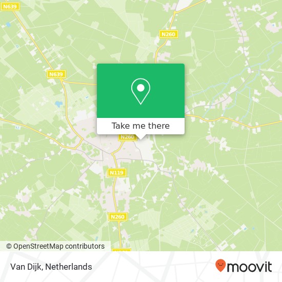 Van Dijk, Weverstraat 9B kaart