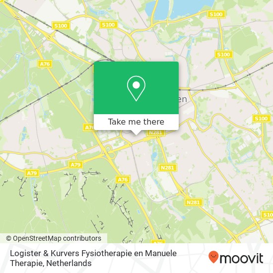 Logister & Kurvers Fysiotherapie en Manuele Therapie, Willem Schweitzerlaan kaart