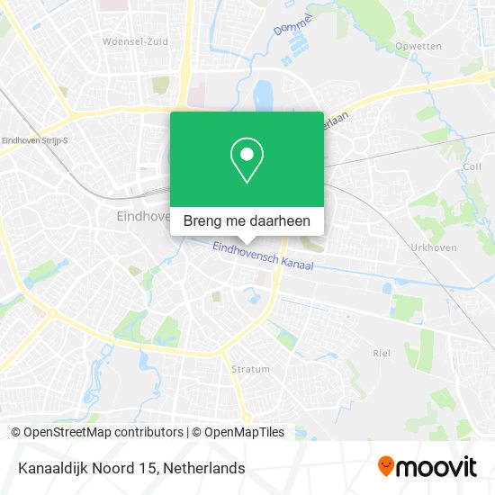 Kanaaldijk Noord 15 kaart