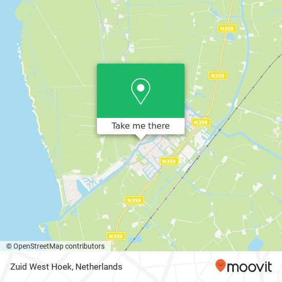 Zuid West Hoek, Sud 112 kaart