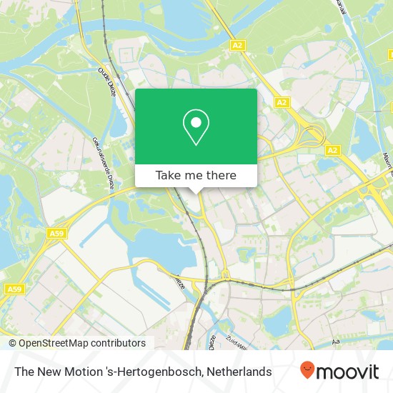 The New Motion 's-Hertogenbosch kaart