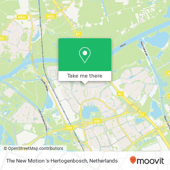 The New Motion 's-Hertogenbosch kaart