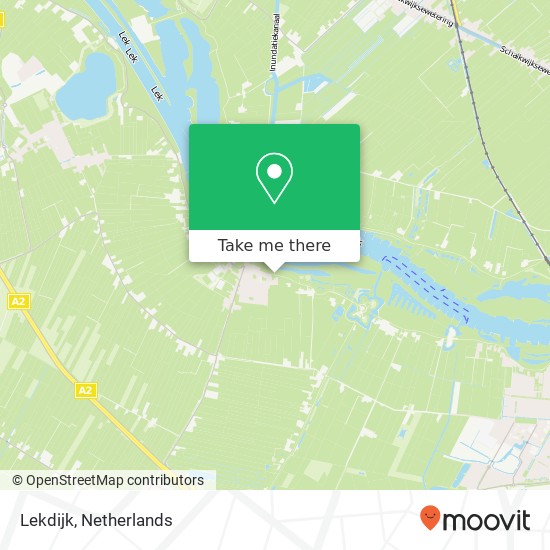 Lekdijk, 4121 Everdingen kaart