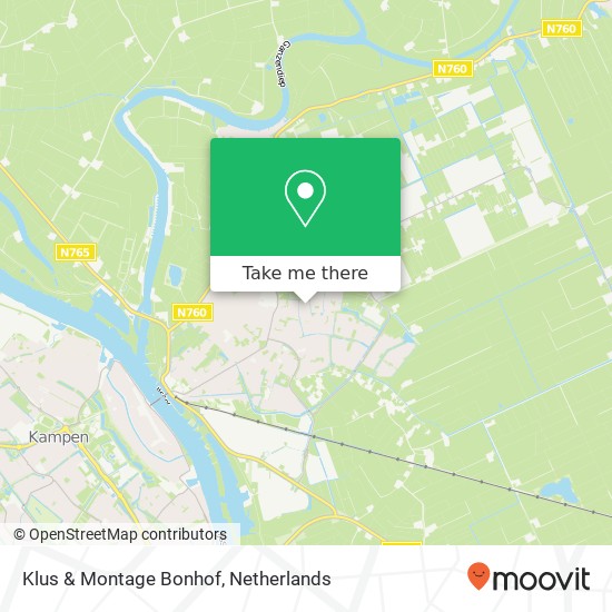 Klus & Montage Bonhof, Goudplevier 11 kaart