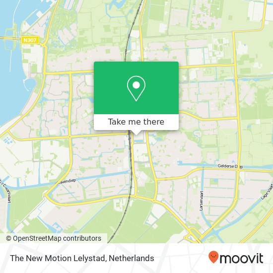 The New Motion Lelystad kaart