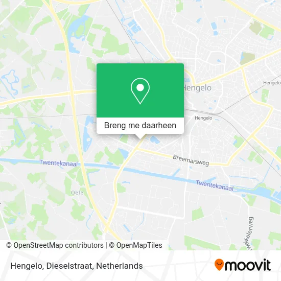 Hengelo, Dieselstraat kaart