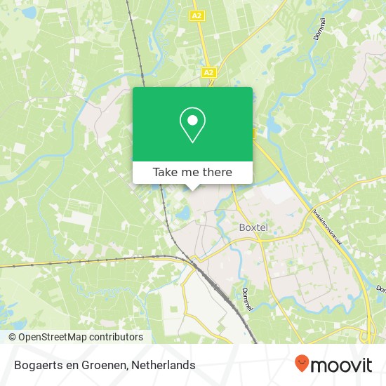 Bogaerts en Groenen, Parkweg 12 kaart