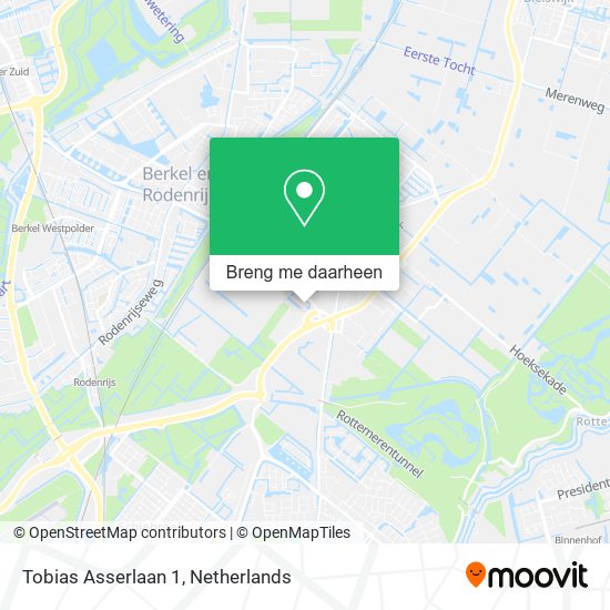 Tobias Asserlaan 1 kaart