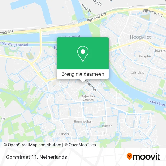 Gorsstraat 11 kaart