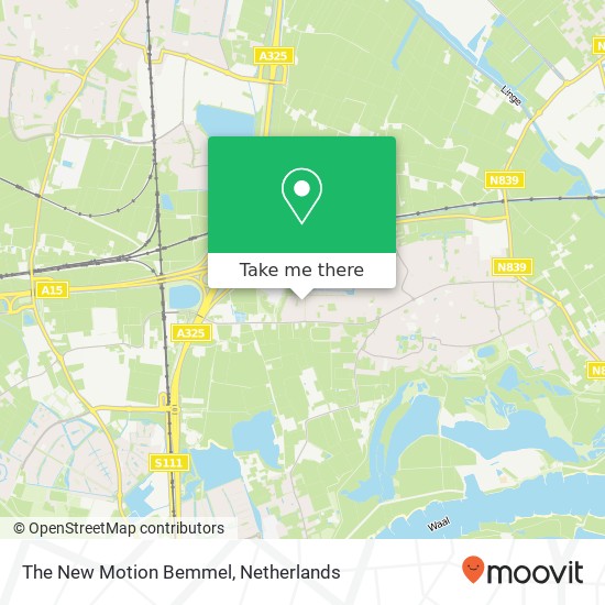 The New Motion Bemmel kaart