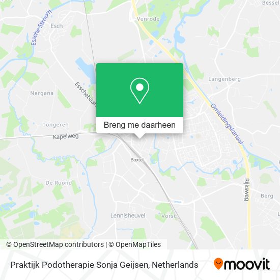 Praktijk Podotherapie Sonja Geijsen kaart