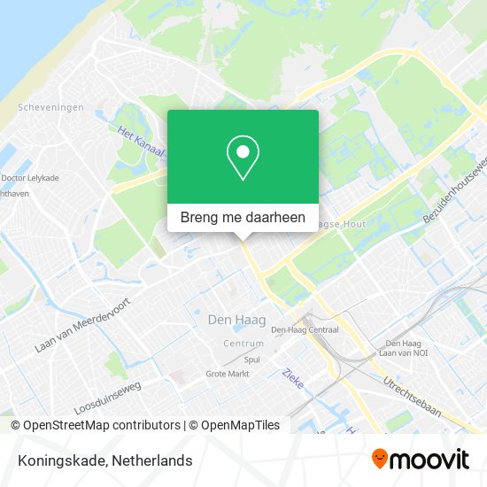 Koningskade kaart