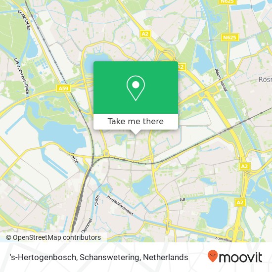 's-Hertogenbosch, Schanswetering kaart