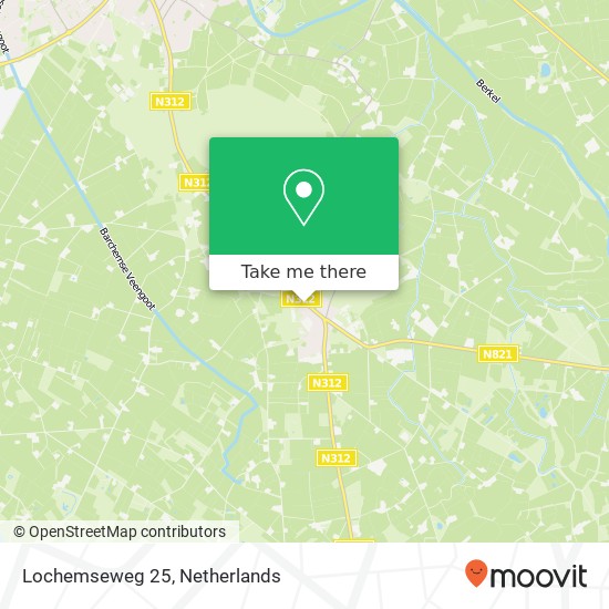 Lochemseweg 25, 7244 Barchem kaart