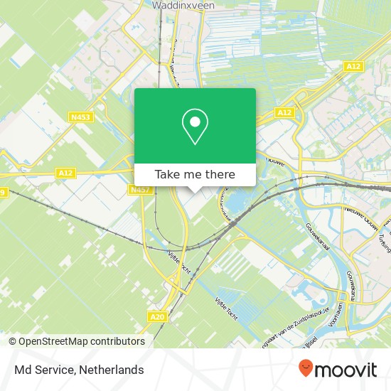 Md Service, Zuidbaan 505 kaart