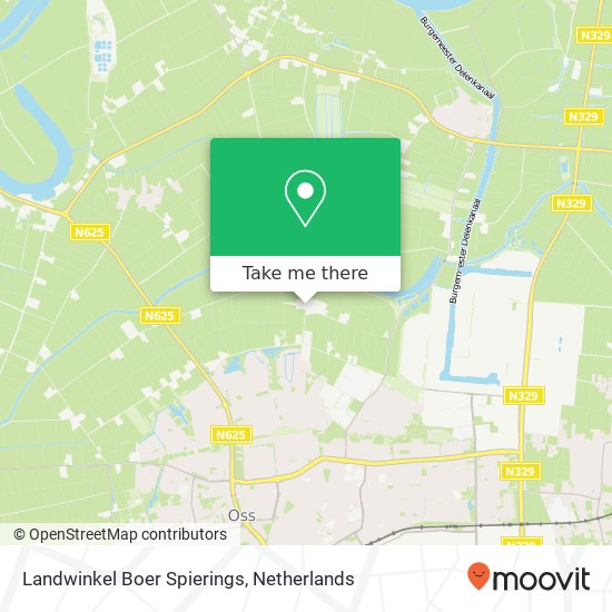 Landwinkel Boer Spierings, Oijenseweg 284 kaart