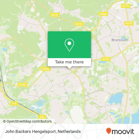 John Backers Hengelsport, Akerstraat-Noord 152 kaart