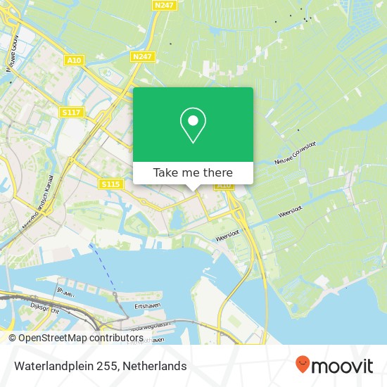 Waterlandplein 255, Waterlandplein 255, 1024 LT Amsterdam, Nederland kaart