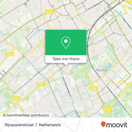 Rijnauwenstraat 7, 2532 VA Den Haag kaart