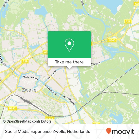 Social Media Experience Zwolle, Stadionplein kaart