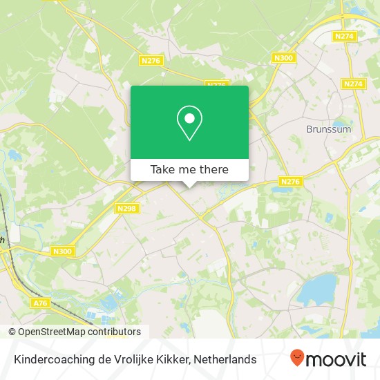 Kindercoaching de Vrolijke Kikker, Horizonstraat 71 kaart